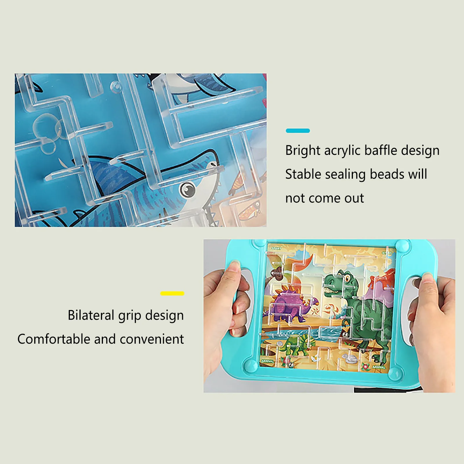 Schwerkraft puzzle 3D Laberinto de memoria Montessori para niños - imagen 3