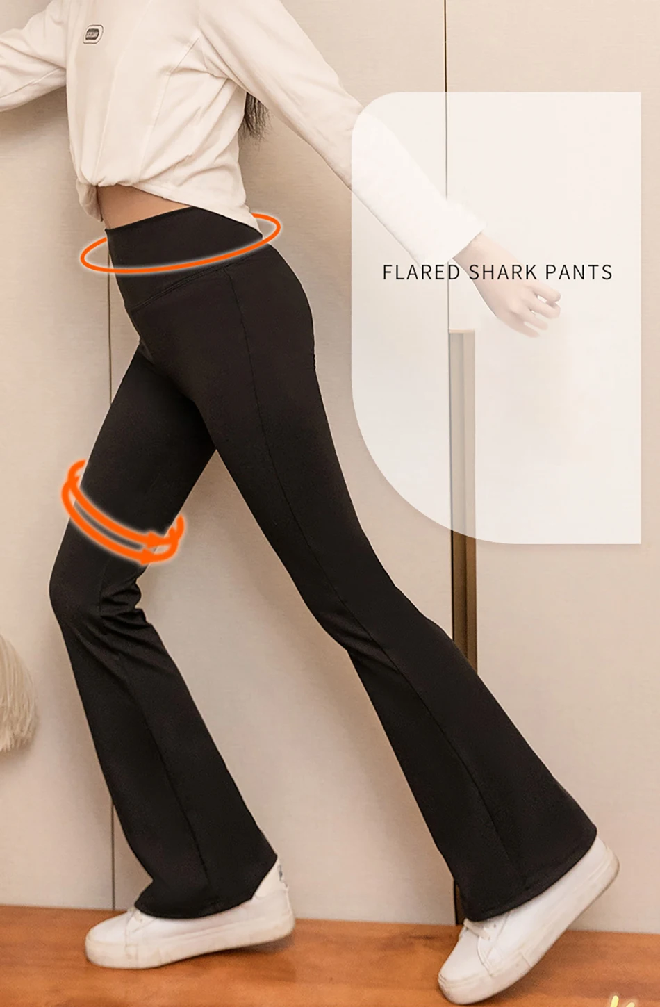 Leggings bootcut color rosa disponibles en varias tallas