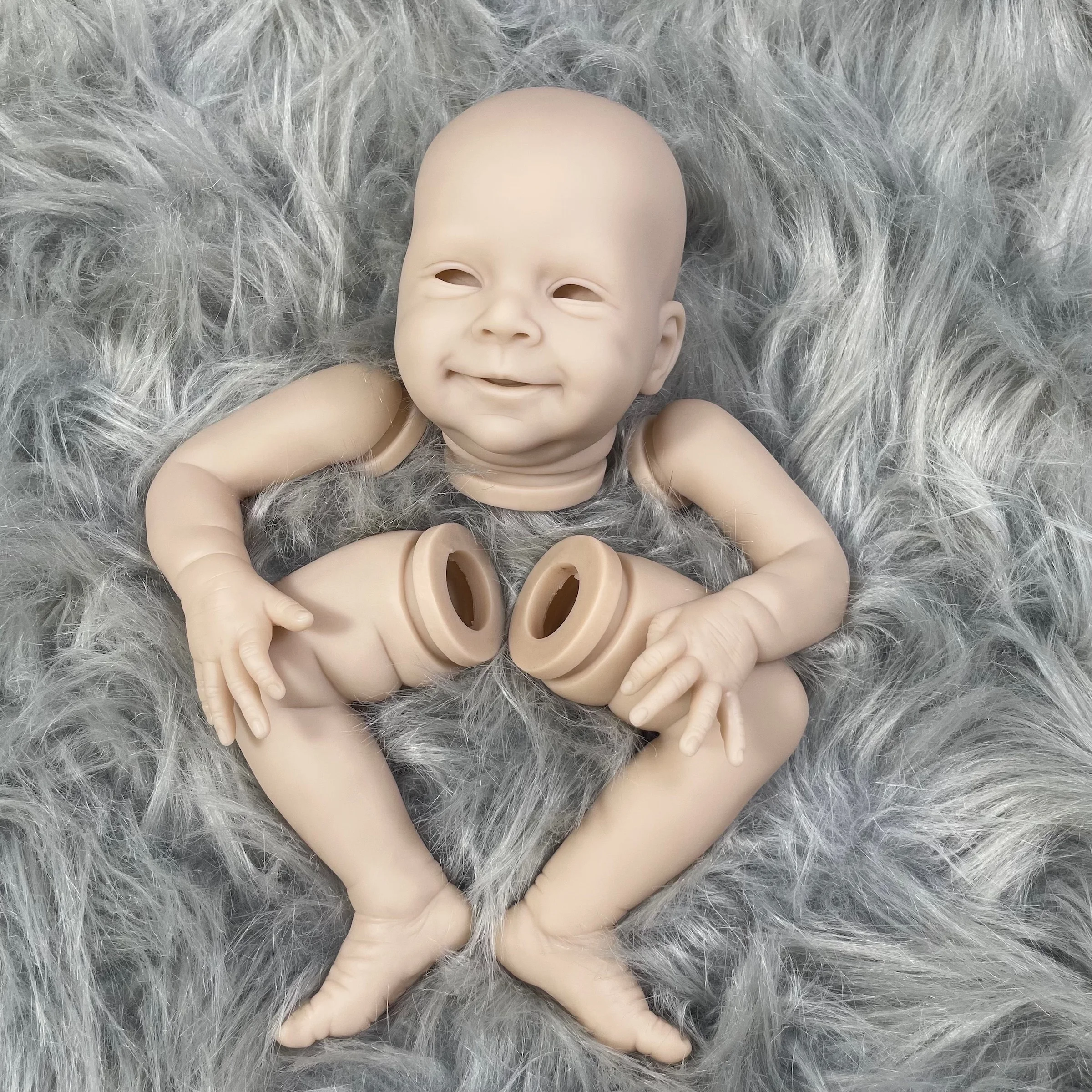 Kit muñeca reborn de vinilo realista Sebastián con molde - imagen 2