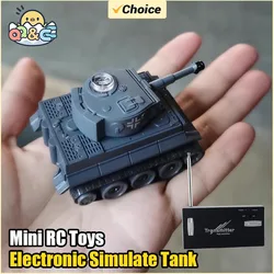 Mini tanque RC de control remoto para niños – Juguete de simulación