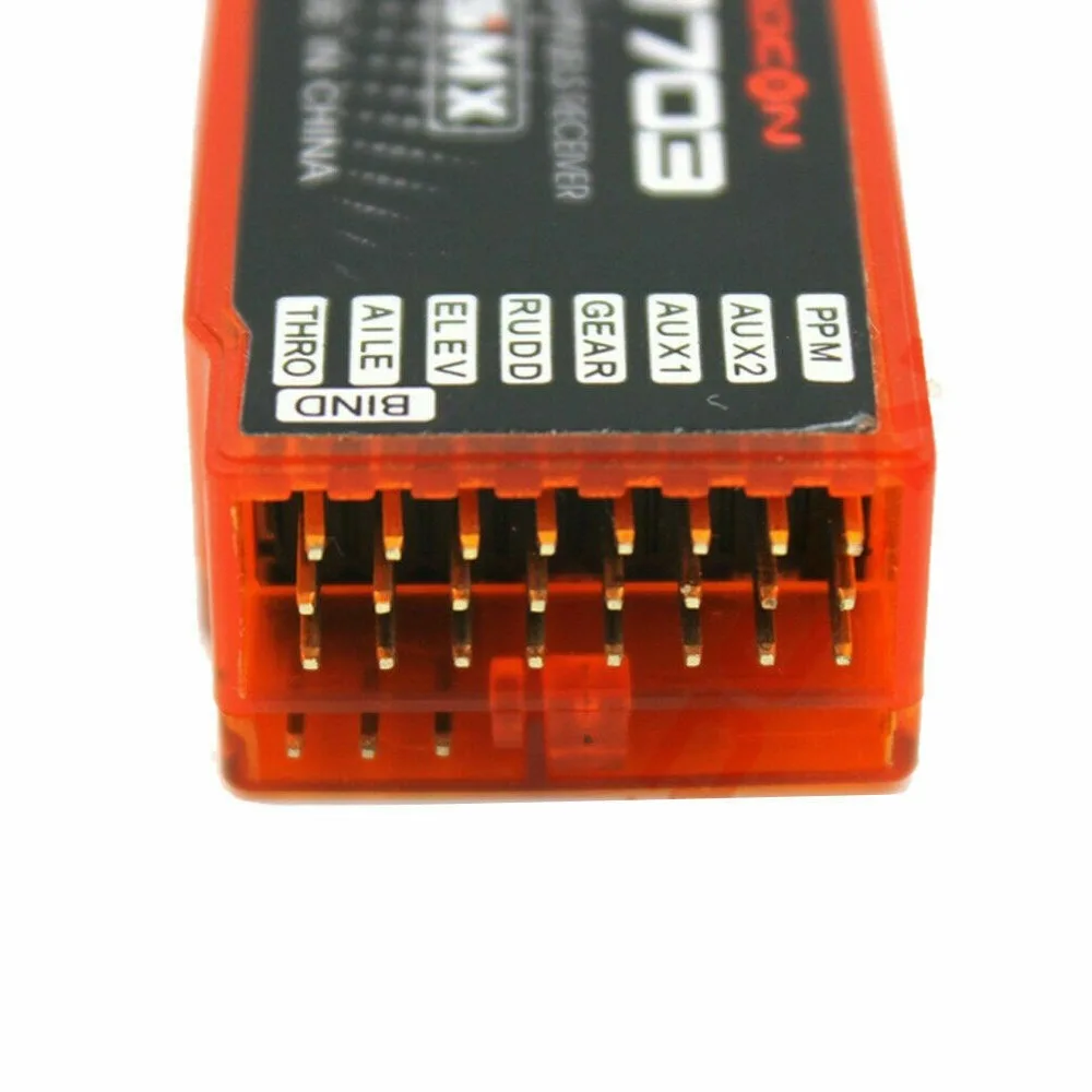 Detalle del receptor y antenas