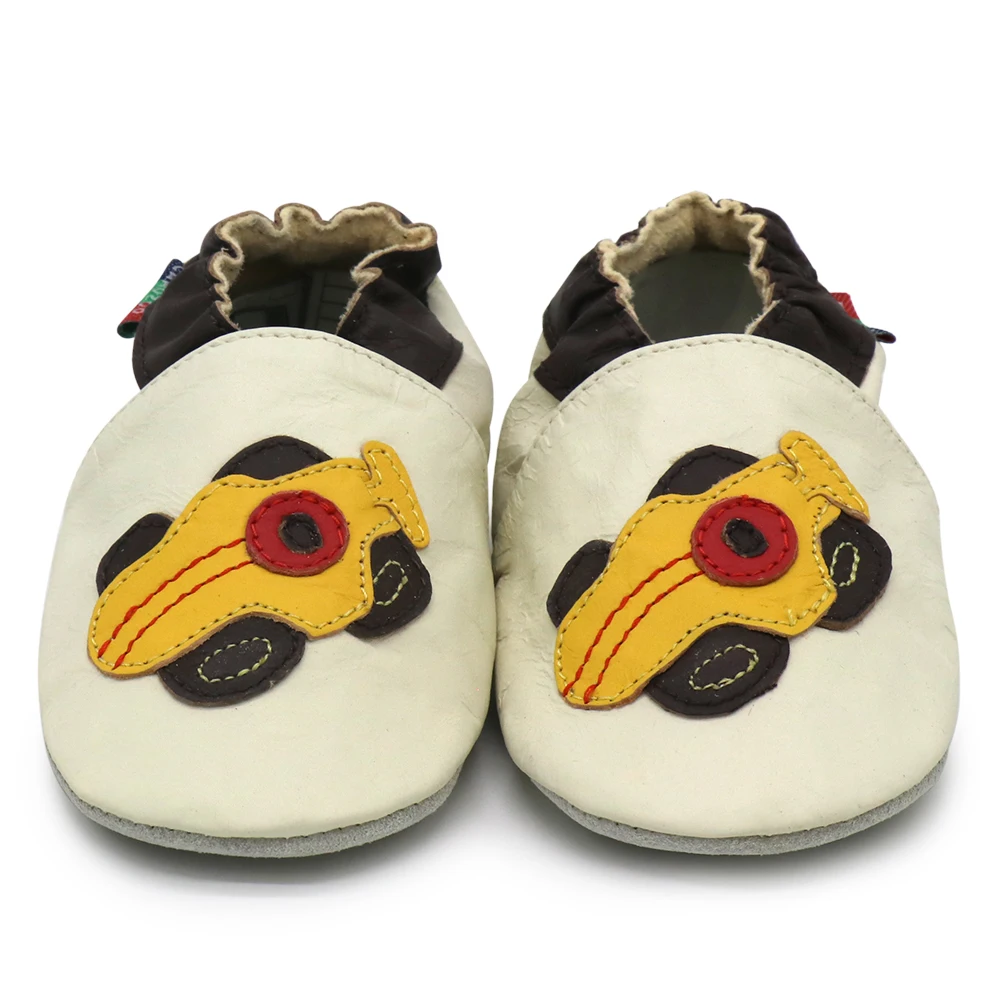 Zapatos de piel de oveja Carozoo – Suela blanda para bebé - imagen 3