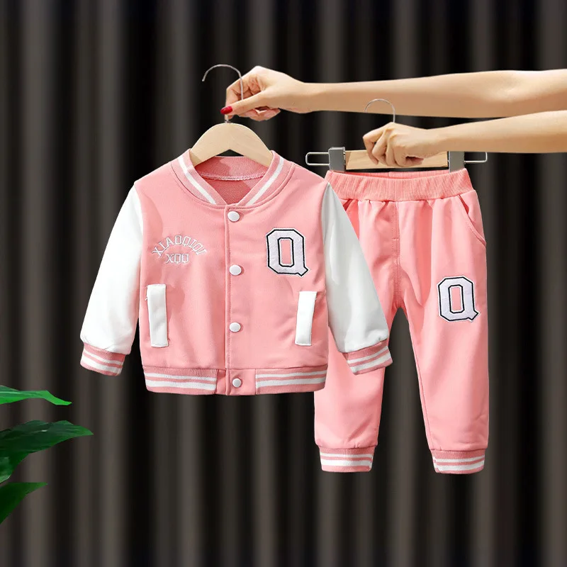 Chándal de béisbol fino unisex para bebés en primavera y otoño - imagen 2