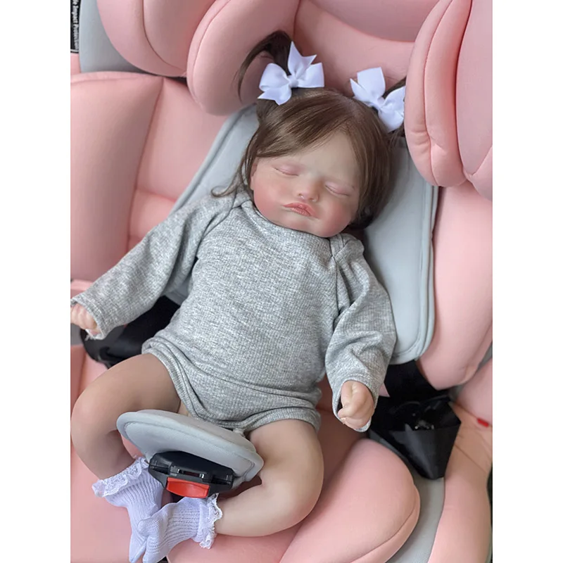 Muñeca reborn Rosalie con piel 3D real, recién nacida artesanal - imagen 4