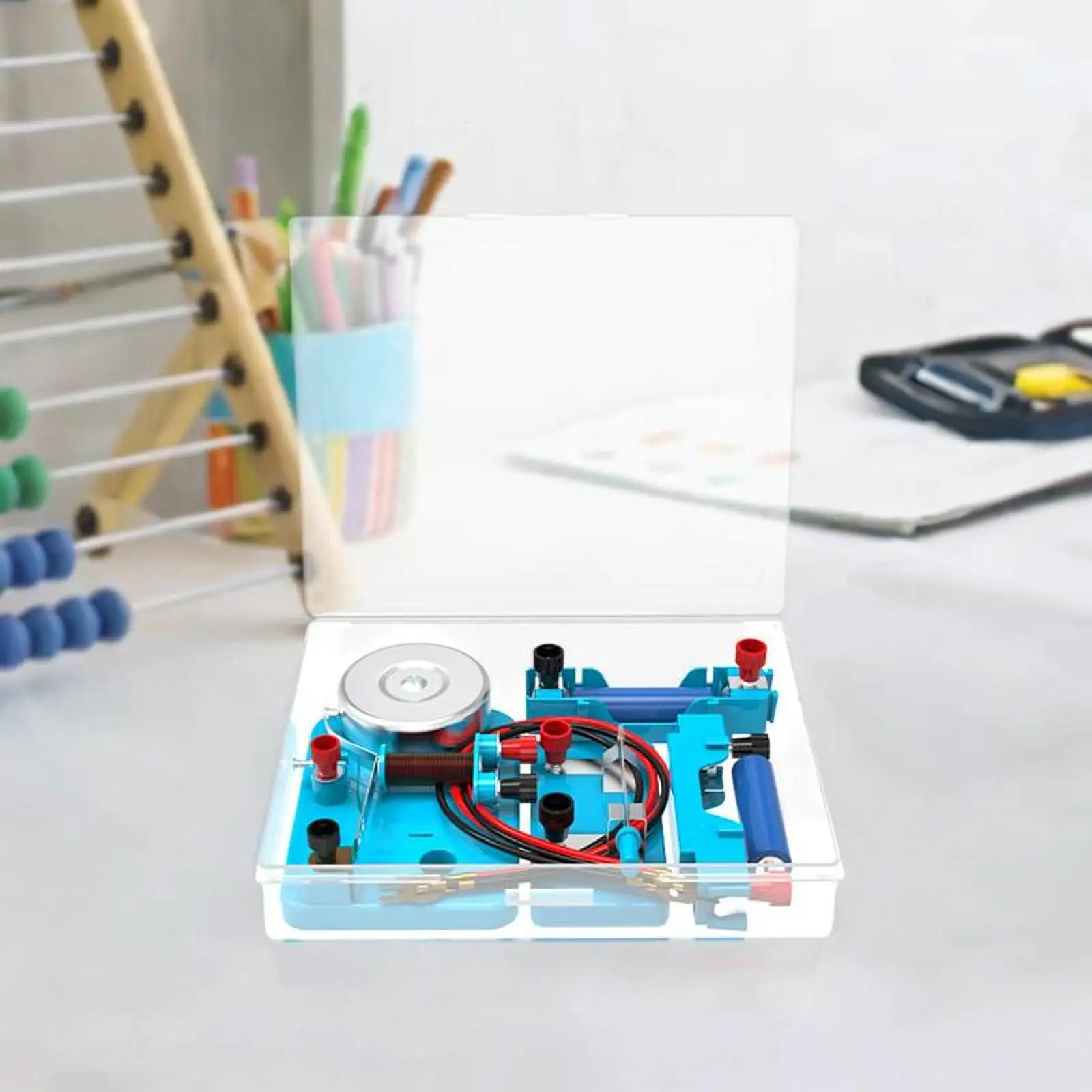 Circuito eléctrico educativo con campana, kit de laboratorio de física - imagen 5