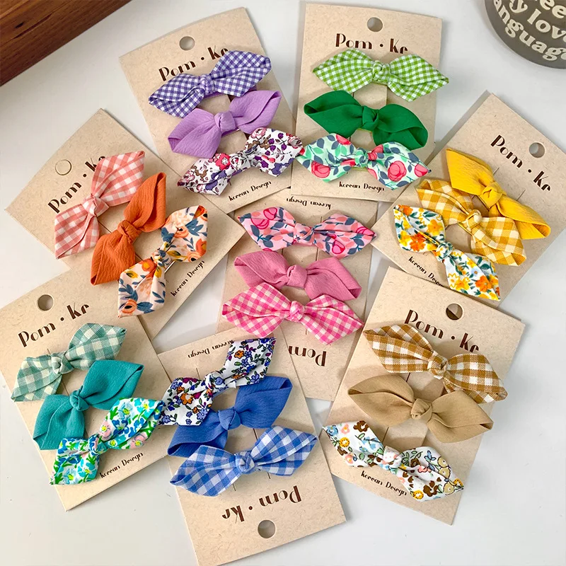 Lazos decorativos estilo coreano para niñas