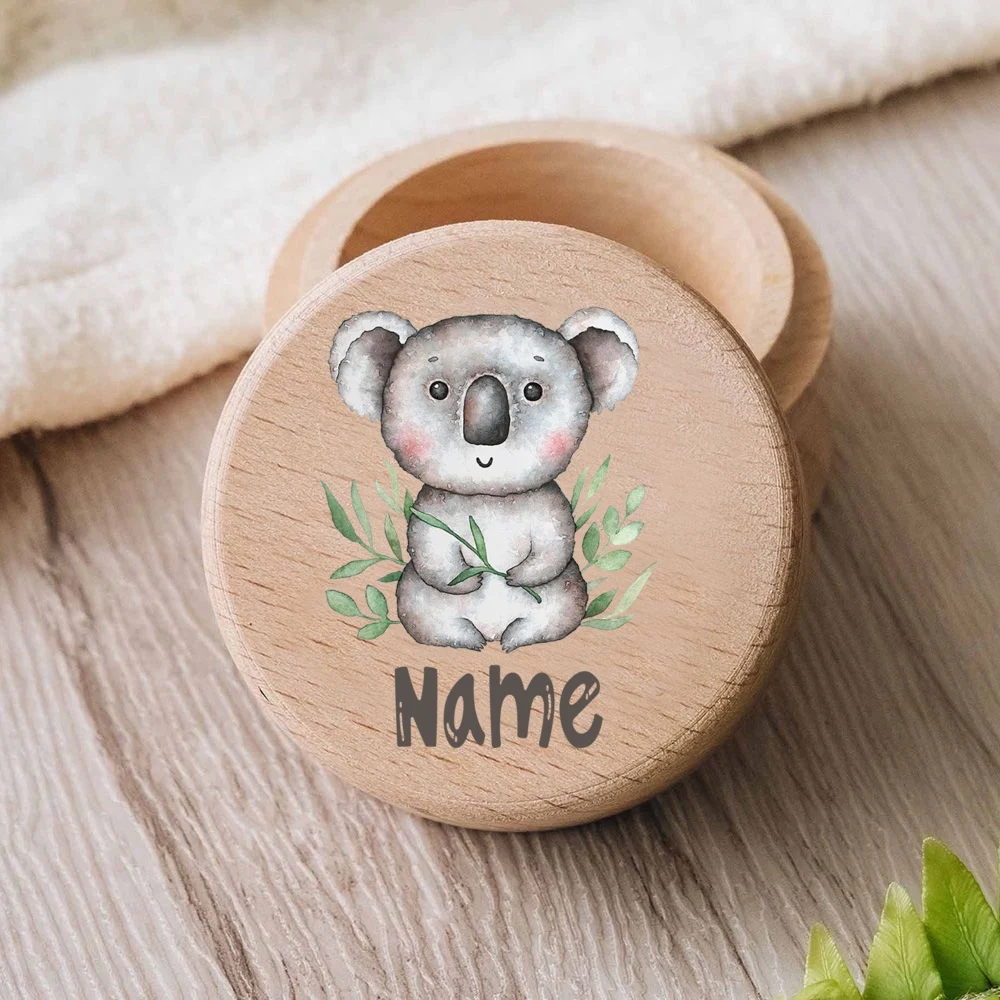 Caja de dientes personalizada de animales con nombre grabado - imagen 5