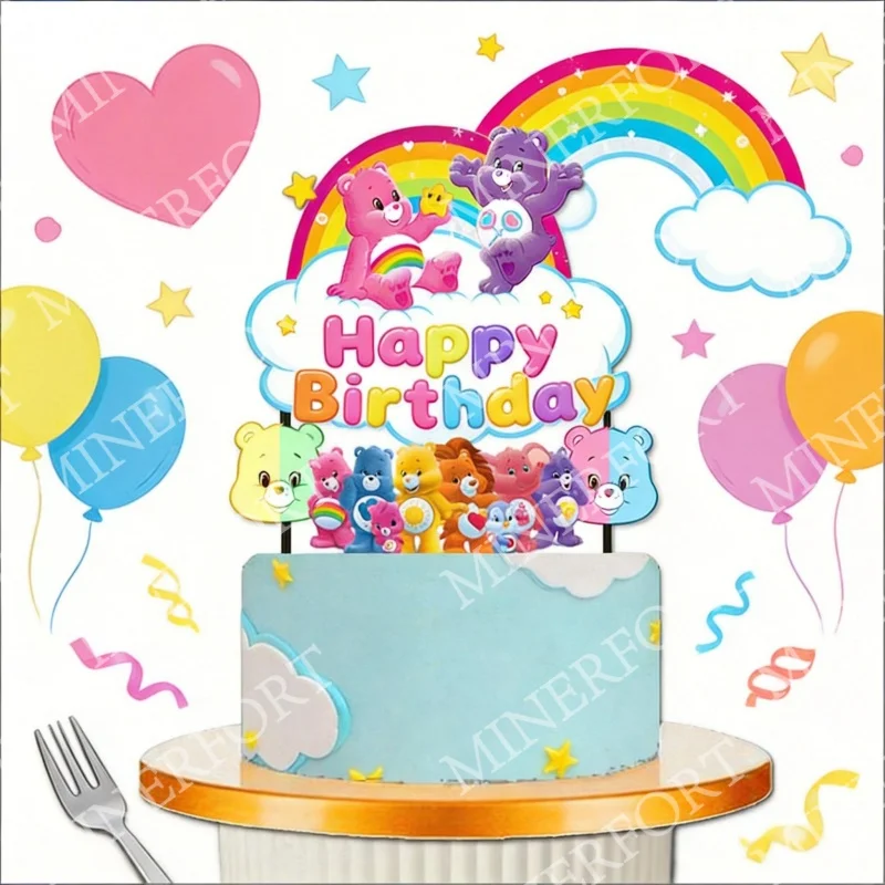 Bandera para tarta de ositos cariñosos para babyshower - imagen 5