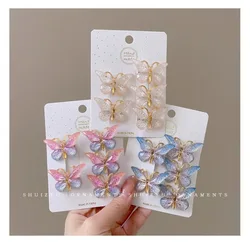 Horquillas de mariposa con efecto degrade para bebé