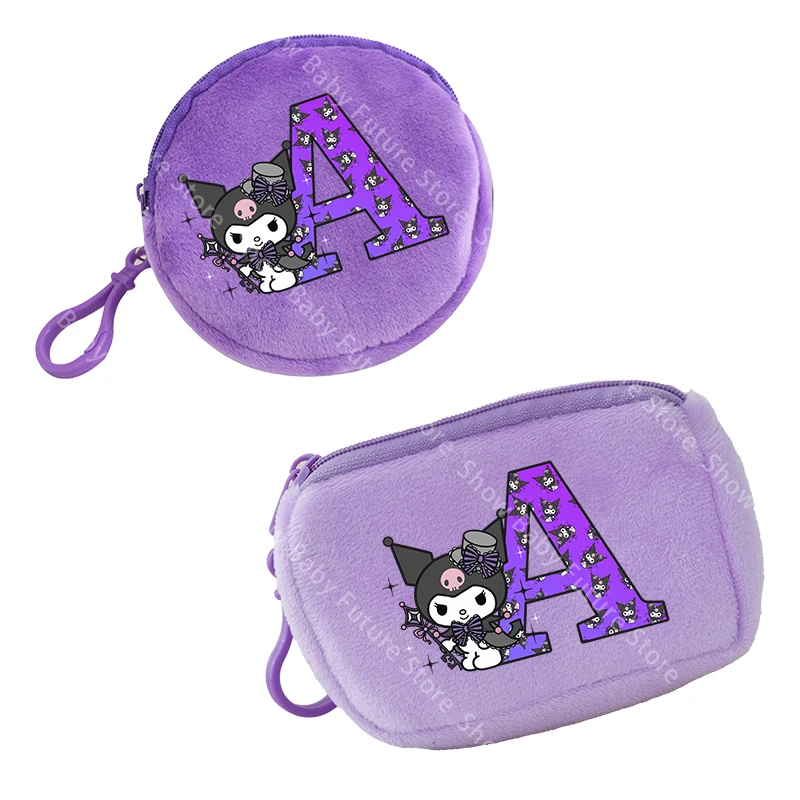 Monedero infantil redondo portátil de dibujos para niñas estilo anime - imagen 3