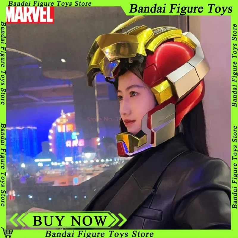 Casco Iron Man Mk17 eléctrico con control por voz Jarvis - imagen 3