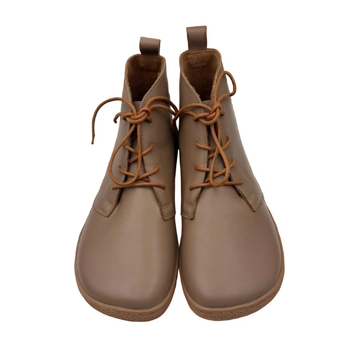 Tipsietoes botas descalzas de piel con forro lanero, puntera ancha - imagen 2