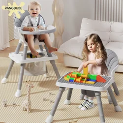 PANGDUBE Trona infantil multifuncional 7 en 1 con mesa y aprendizaje