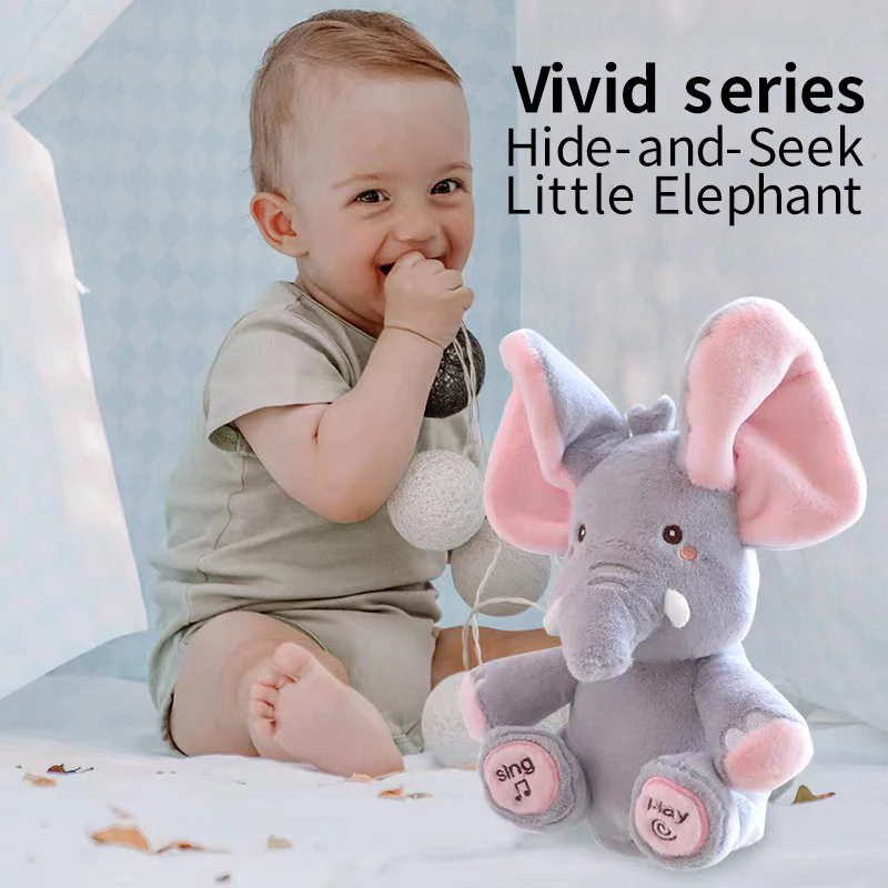 Peluche elefante animado que canta y se mueve – regalo de bebé - imagen 5