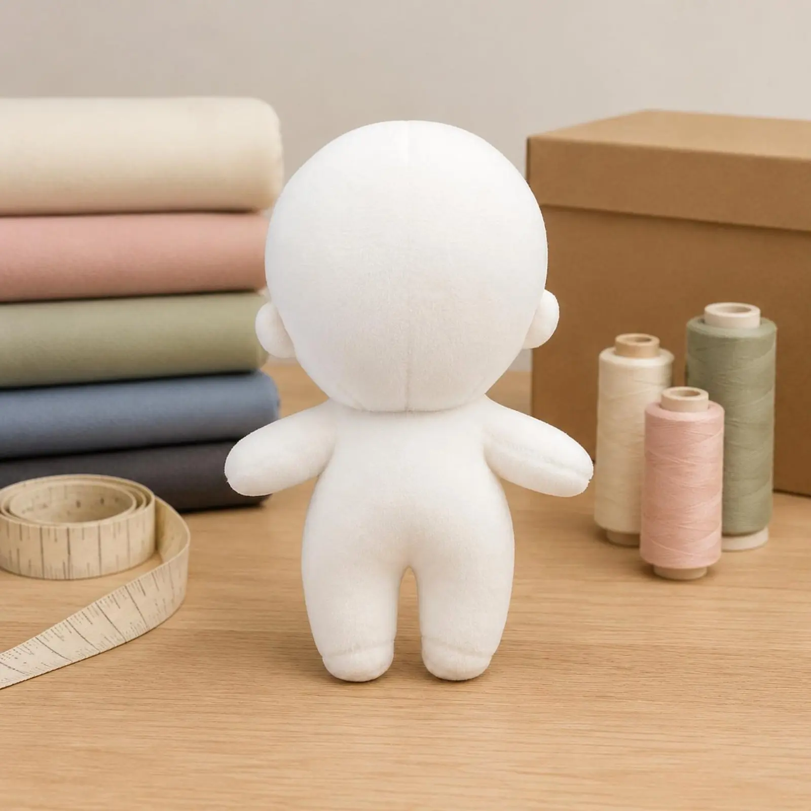 Peluche suave liso sin estampado, juguete acogedor para niños - imagen 2