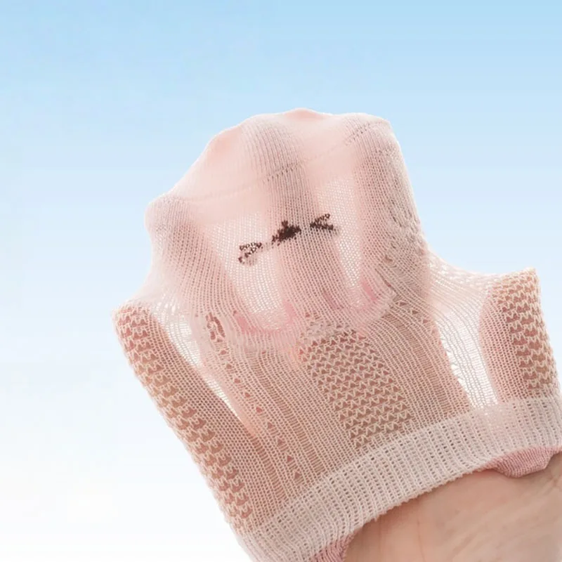 Calcetines de verano para niños malla con animales antideslizantes - imagen 5
