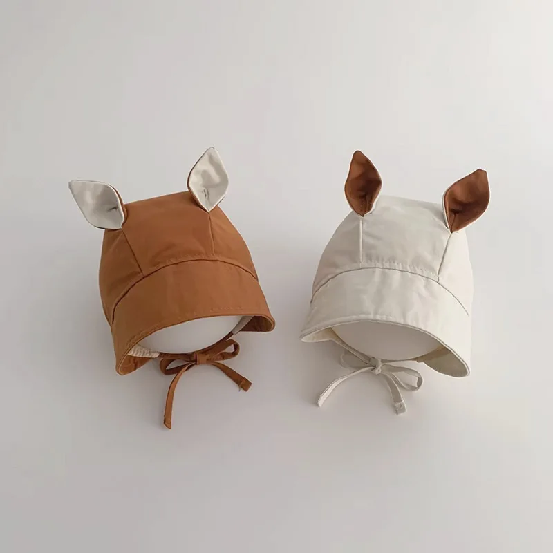 Sombrero de sol para bebé con orejas de conejo – Protección UV