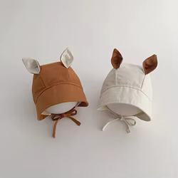 Sombrero de sol para bebé con orejas de conejo – Protección UV