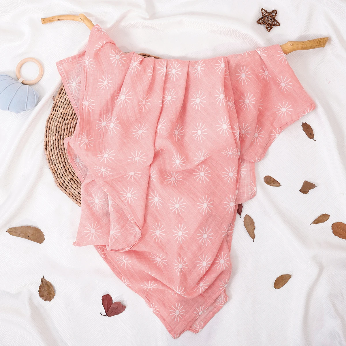 Elinfant manta muselina algodón para bebé verano - imagen 4