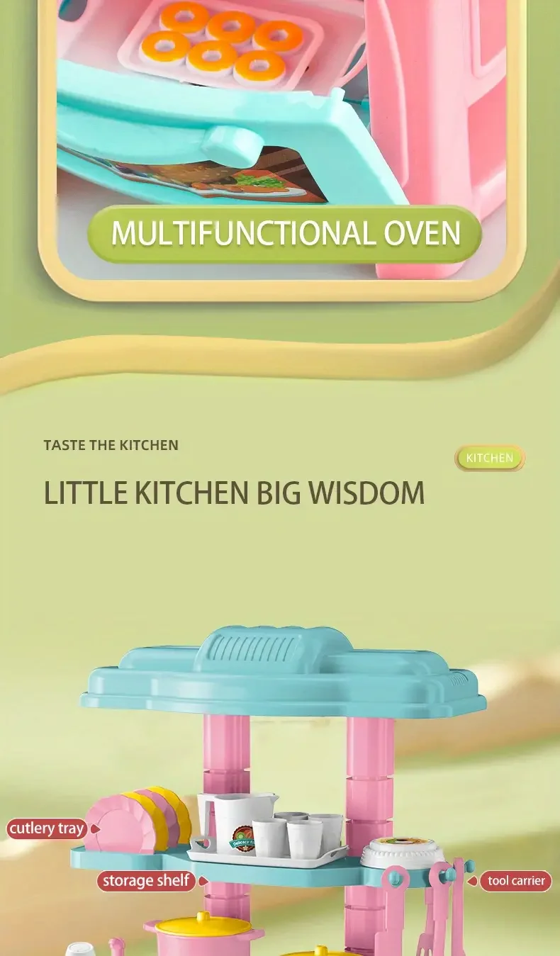 Detalle del juego de simulación de cocina