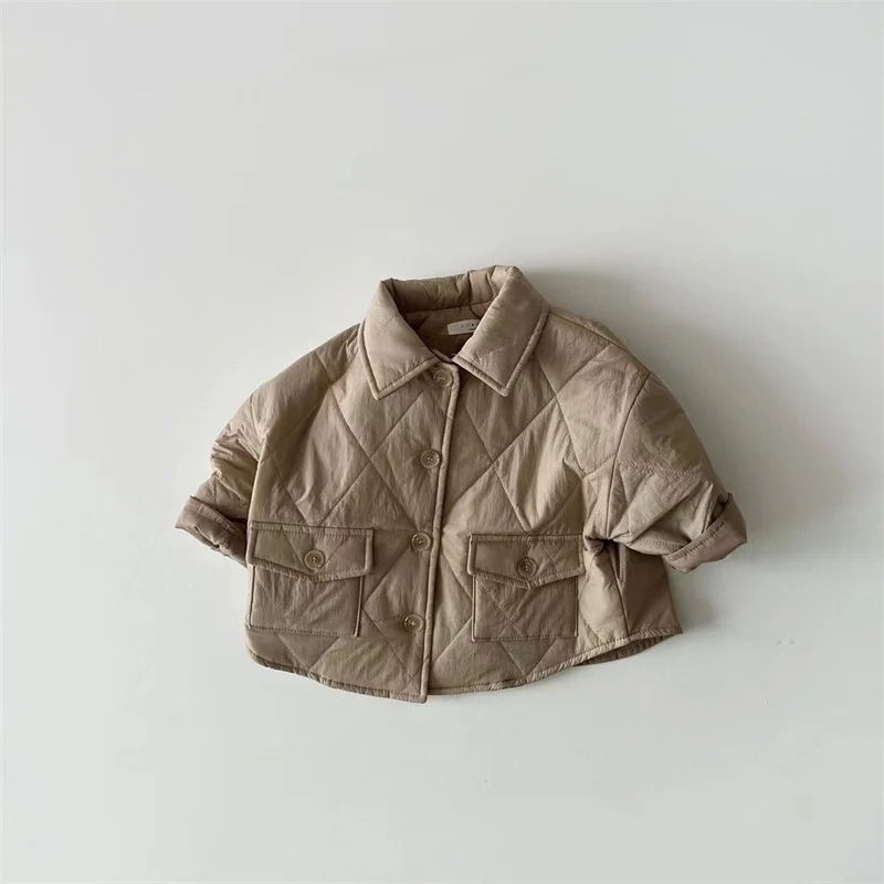 Chaqueta de algodón ligero para niños – Estilo suelto primavera otoño