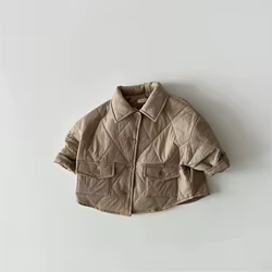 Chaqueta de algodón ligero para niños – Estilo suelto primavera otoño