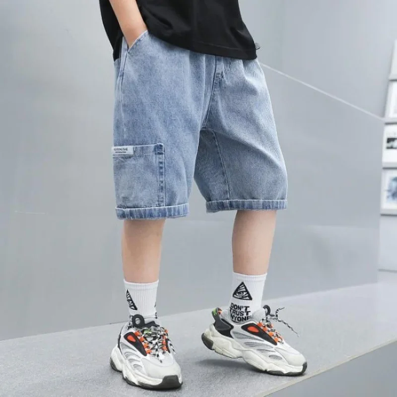 Vaqueros suaves para bebé y niño - Azul cielo, estilo informal - imagen 3
