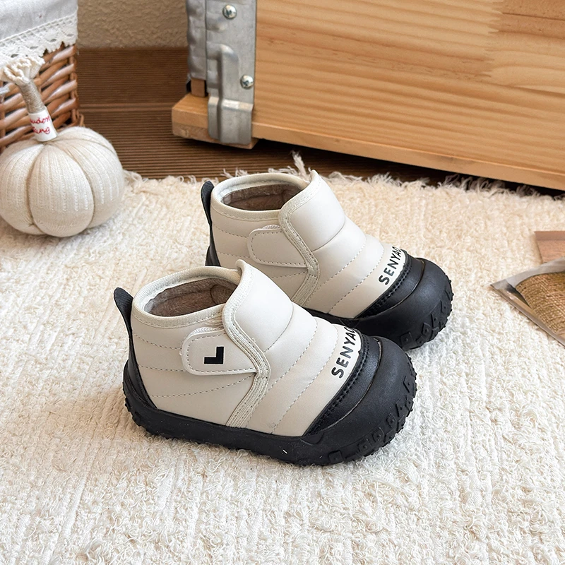 Botas de nieve impermeables antideslizantes térmicas para niños