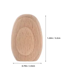 Bloques de madera natural sin acabado para paisajes en miniatura