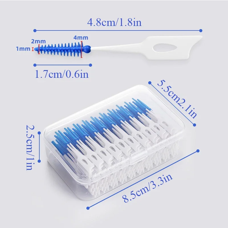 Cepillos interdentales para limpiar entre dientes, cuidado bucal - imagen 4