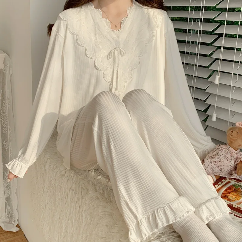 Pijamas de lactancia para maternidad: primavera y otono, comodos - imagen 3