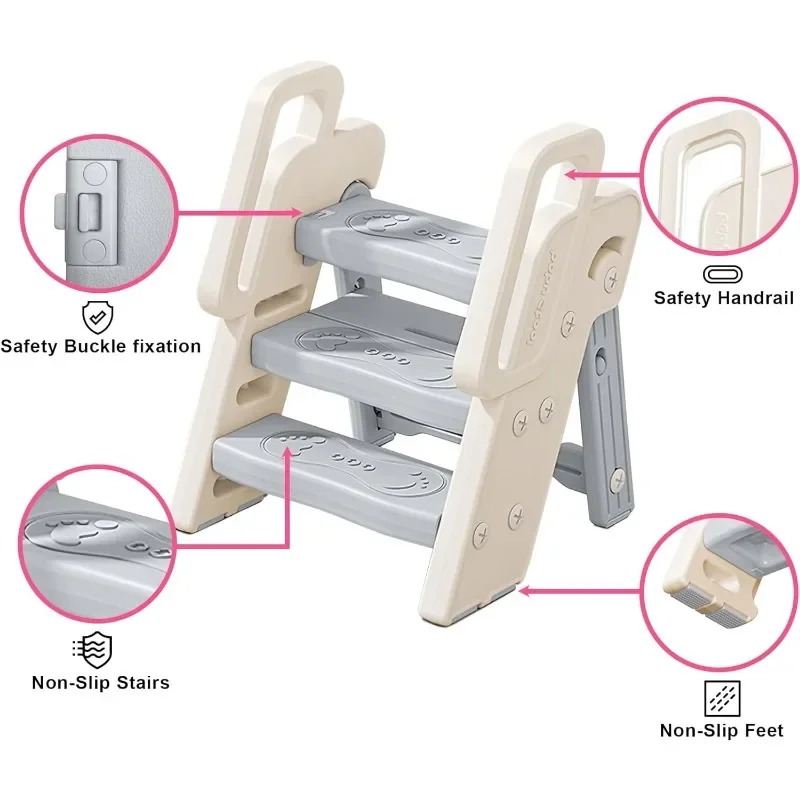 Torre de aprendizaje infantil ajustable para lavabo y cocina - imagen 2
