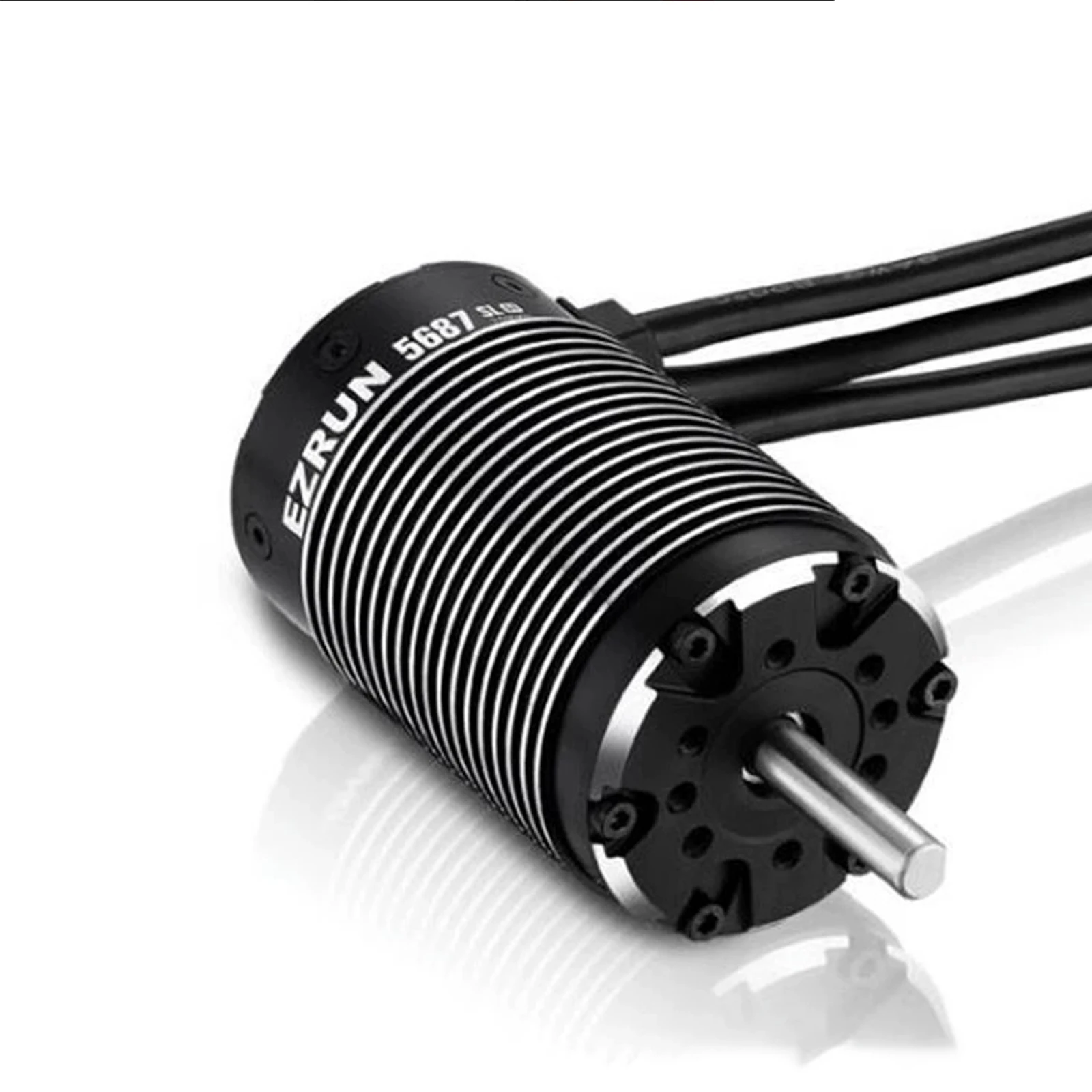Motor instalado en chassis de coche RC