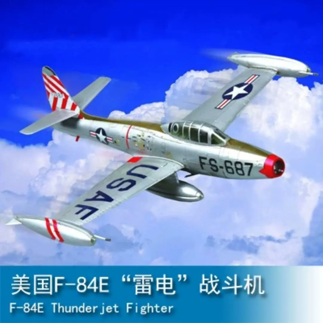 TRUMPETER F-84E Thunderjet: kit de avión de plástico para montar - imagen 2