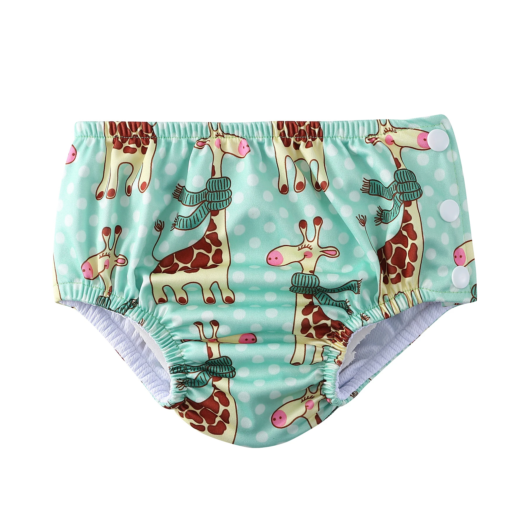 Pañal de natación reutilizable impermeable ajustable para bebé - imagen 3