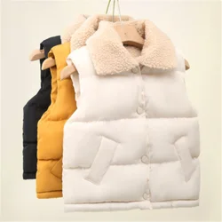 Chaleco de algodón sin mangas para niños – Invierno suave e informal