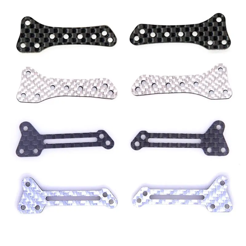 Ala central fibra carbono MA AR artesanal para mini 4WD carreras