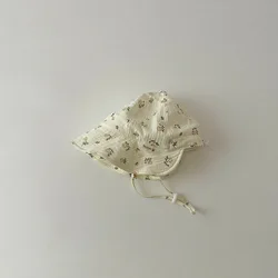 MILANCEL Gorro plano de otoño para niñas con estampado floral
