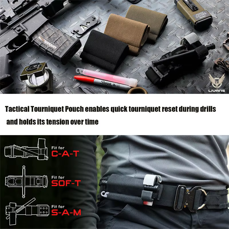 Funda para torniquete TQ en cinturón de servicio táctica - imagen 5