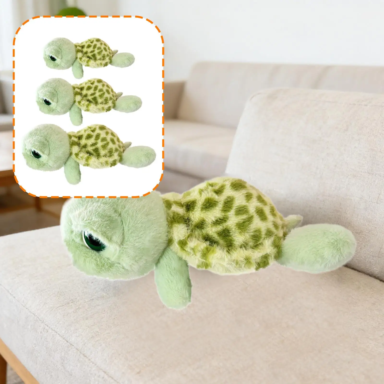 Peluche tortuga cojín almohada animal suave para niños