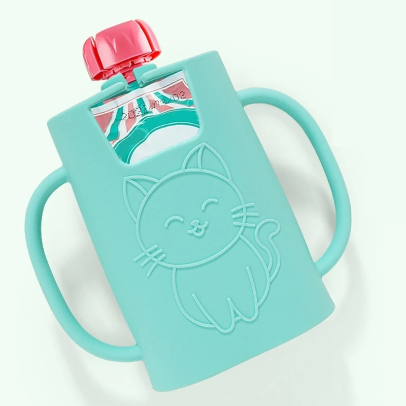 Bolsa de comida sin BPA en silicona para purés y bebidas - imagen 4