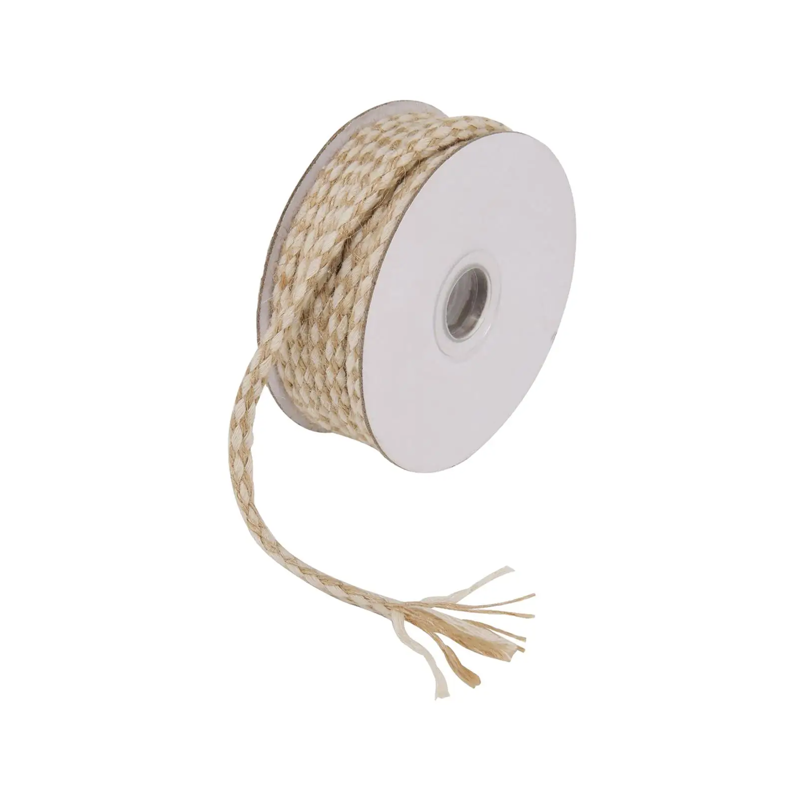 Cordel de algodón amarillo-blanco para decoración navideña del hogar - imagen 3