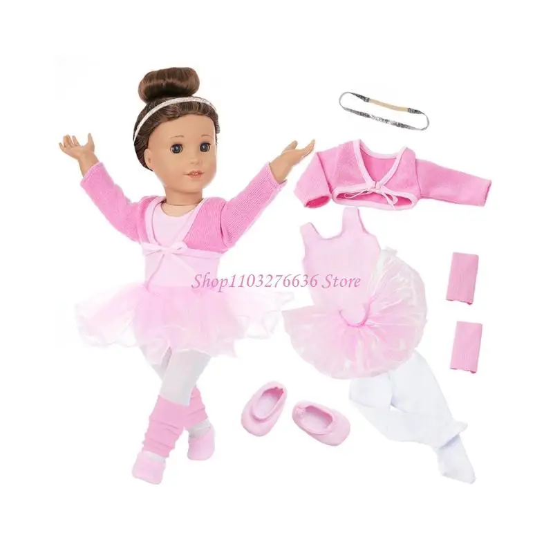 Disfraz de baile para muñeca de 18 pulgadas