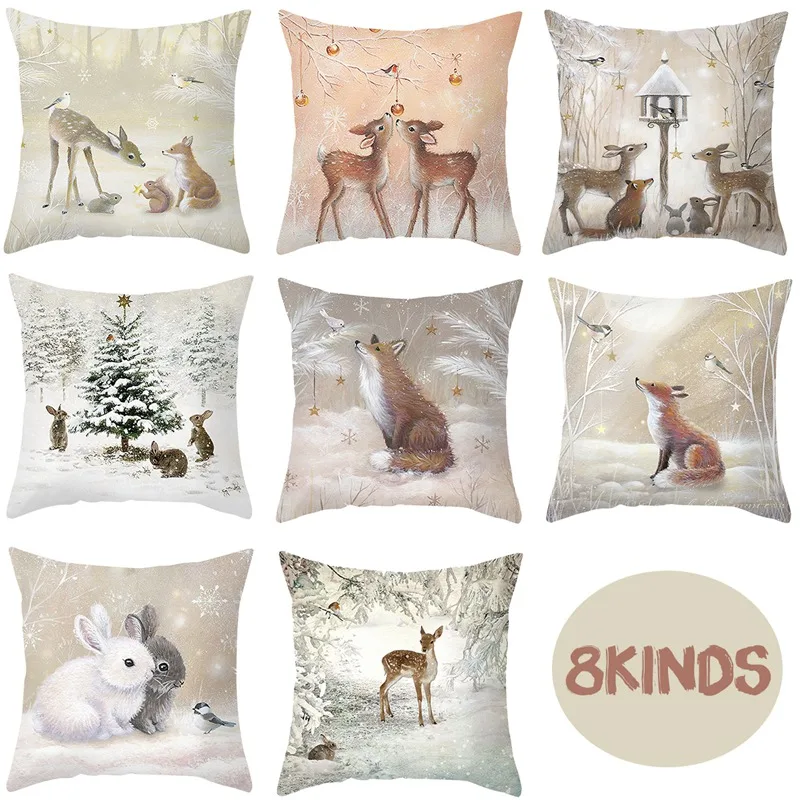 Vista decorativa en ambiente navideño