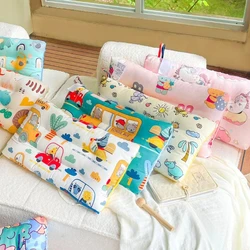 Almohada infantil de algodón con núcleo calmante y dibujos animados