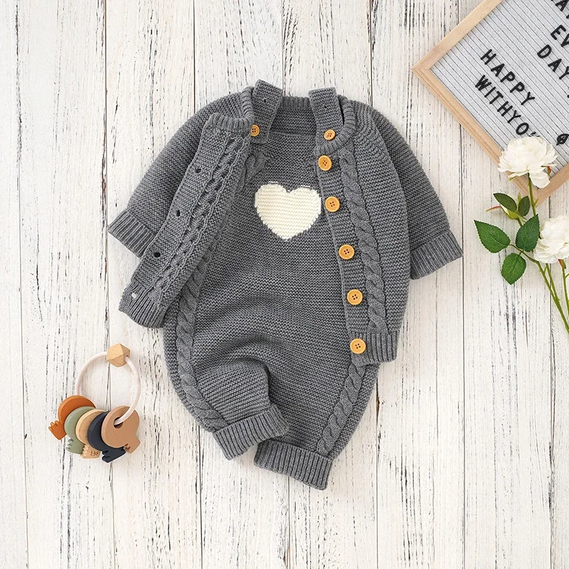 Conjunto de ropa para bebé: cárdigan y pelele 0-18M - imagen 2