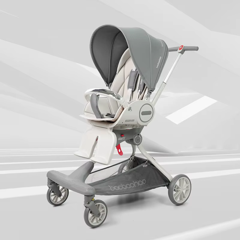 Coche plegable reversible desde recién nacido – Cochecito alto para bebé