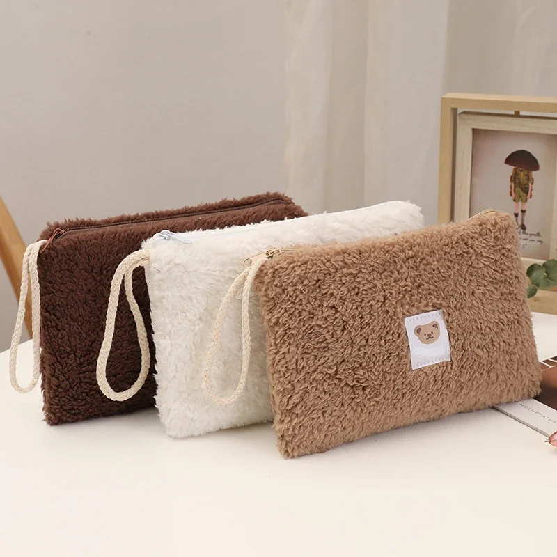 Neceser felpa viaje cosméticos bebé – Organizador suave - imagen 4