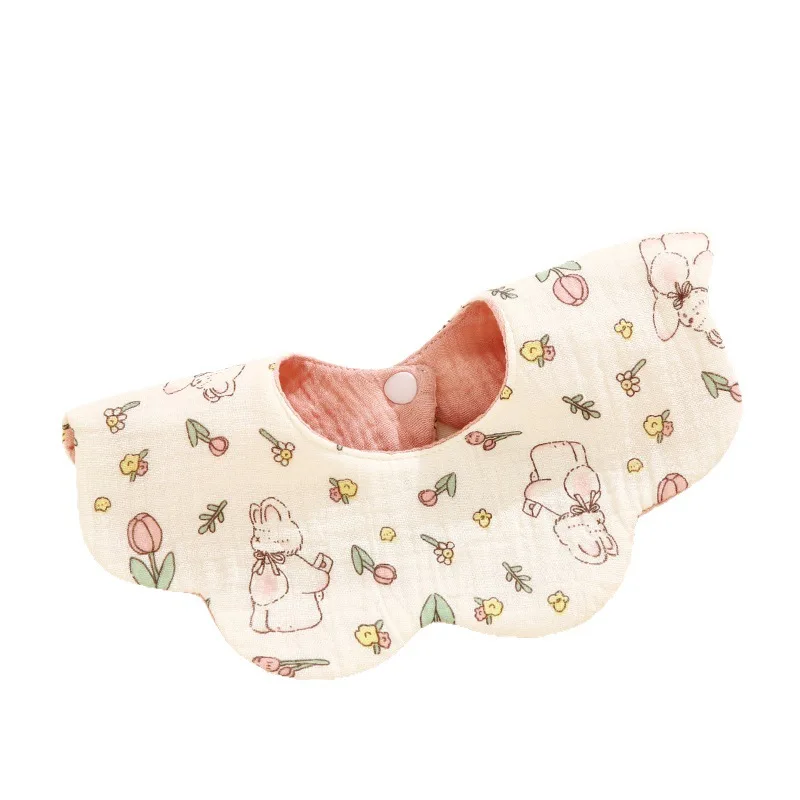 Baberos reversibles impermeables para recién nacido, tipo diadema - imagen 5
