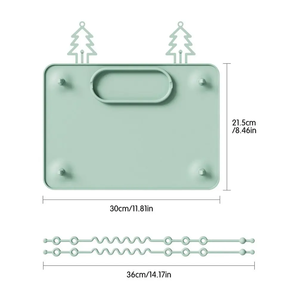Mantel individual de succión de silicona firme antideslizante para bebé - imagen 4